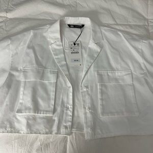 Pocket Cropped Shirt